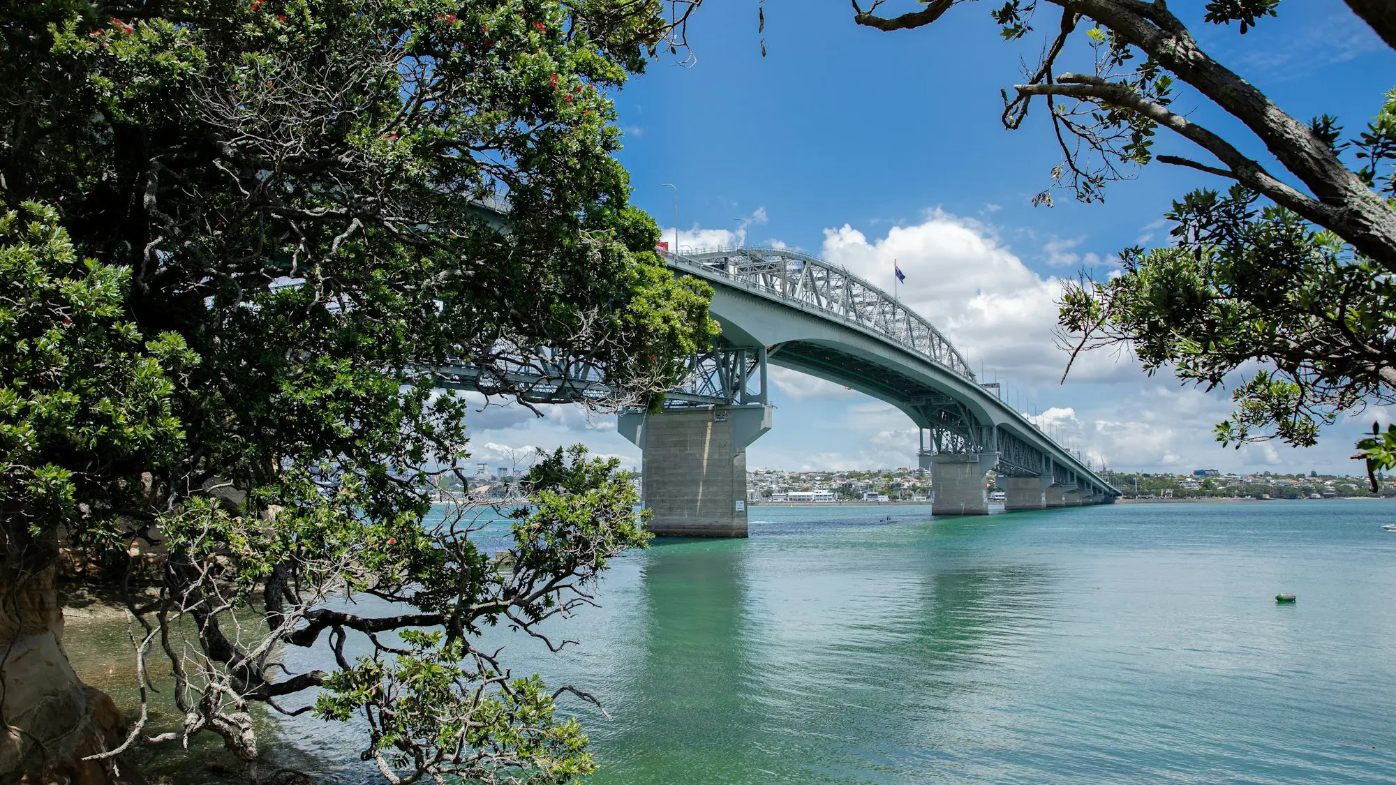 Auckland Harbour Bridge on a clear day